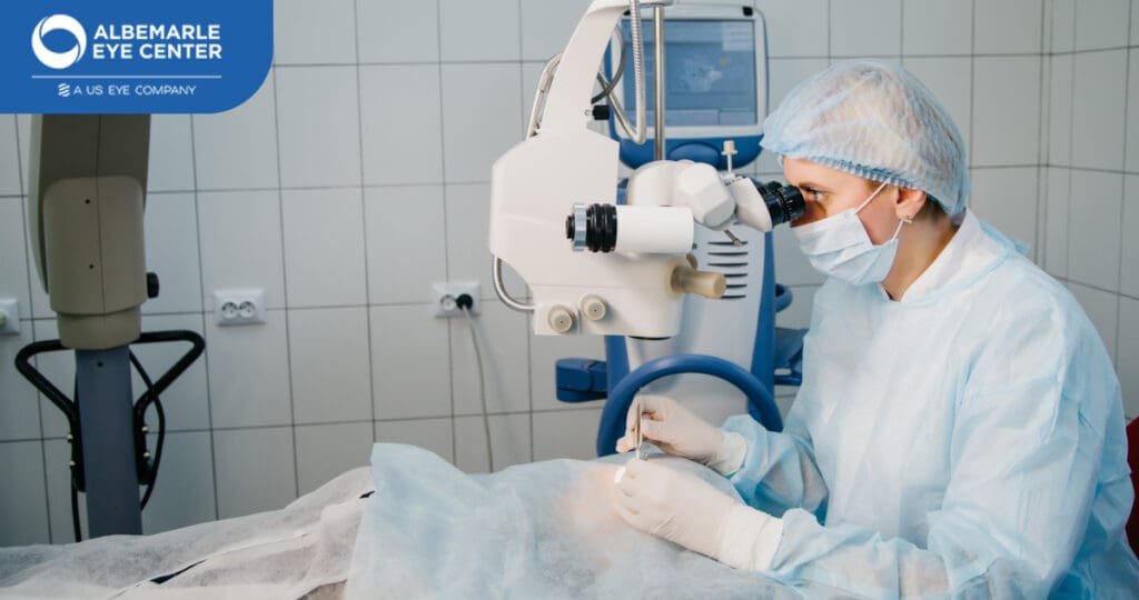 laser cataract eye surgery procedure